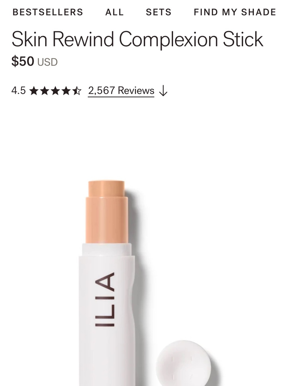 ILIA Skin Rewind Complexion Stick 16N Madrone - Picture 7 of 8